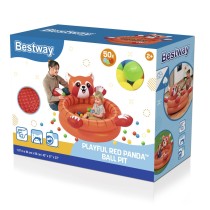 Bestway Panda Kinderpool Luftgepolstert 107x94x58 cm +2 Jahre Innen & Garten 52702
