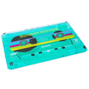 Bestway Luftmatratze Retro Kassette 174x117 cm Strand und Pool 43649