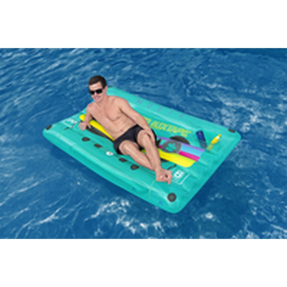 Bestway Matelas Gonflable Rétro Cassette 174x117 cm Plage et Piscine 43649