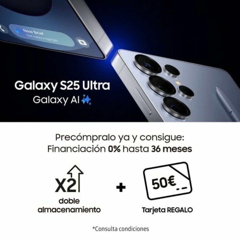 Smartphone Samsung 6,9" Qualcomm Snapdragon 8 Elite 12 GB RAM 1 TB Bleu