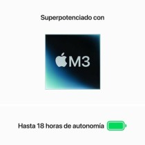 Ordinateur Portable Apple MRYP3Y/A 15,3" M3 8 GB RAM 256 GB SSD