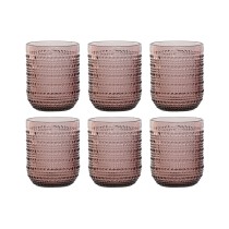 Set de Verres Home ESPRIT Rose Verre 240 ml (6 Unités)