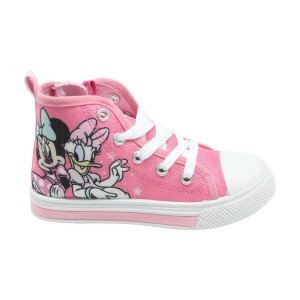 Bottes du quotidien pour enfants Minnie Mouse Rose Lumières LED