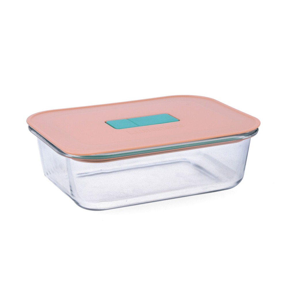 Boîte à lunch hermétique Luminarc Joy Orange verre 1,04 L (6 Unités)