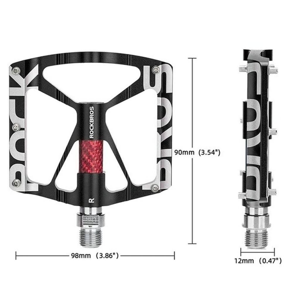 Pedals Rockbros 37213071001 Black Silver