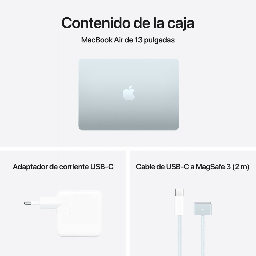 Ordinateur Portable Apple MC6U4Y/A 13" M4 16 GB RAM 512 GB SSD