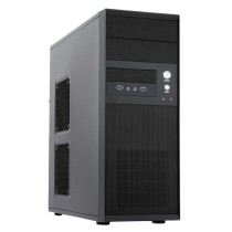 ATX Semi-Tower Gehäuse Chieftec CQ-01B-U3-OP Schwarz