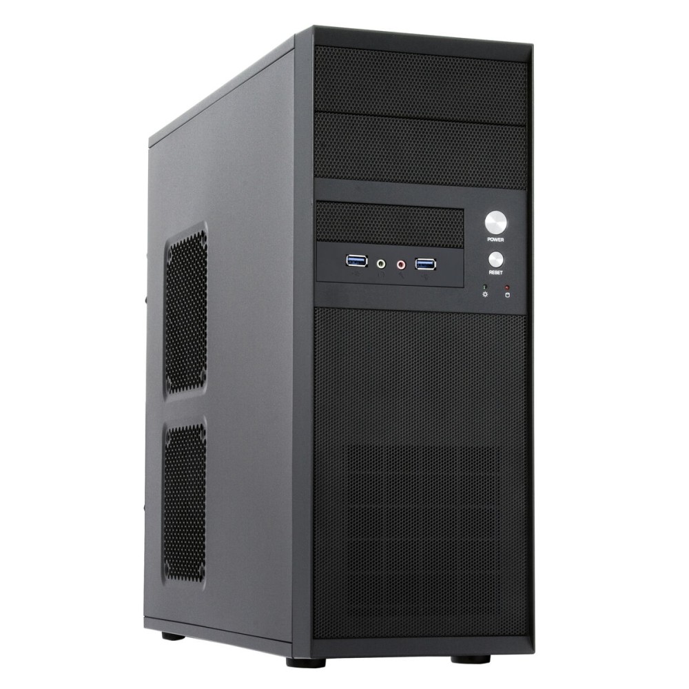 ATX Semi-Tower Gehäuse Chieftec CQ-01B-U3-OP Schwarz