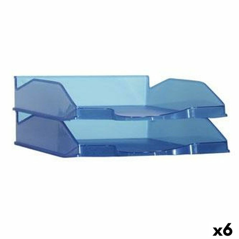 Ablagefach Archivo 2000 Blau A4 Kunststoff (6 Stück)