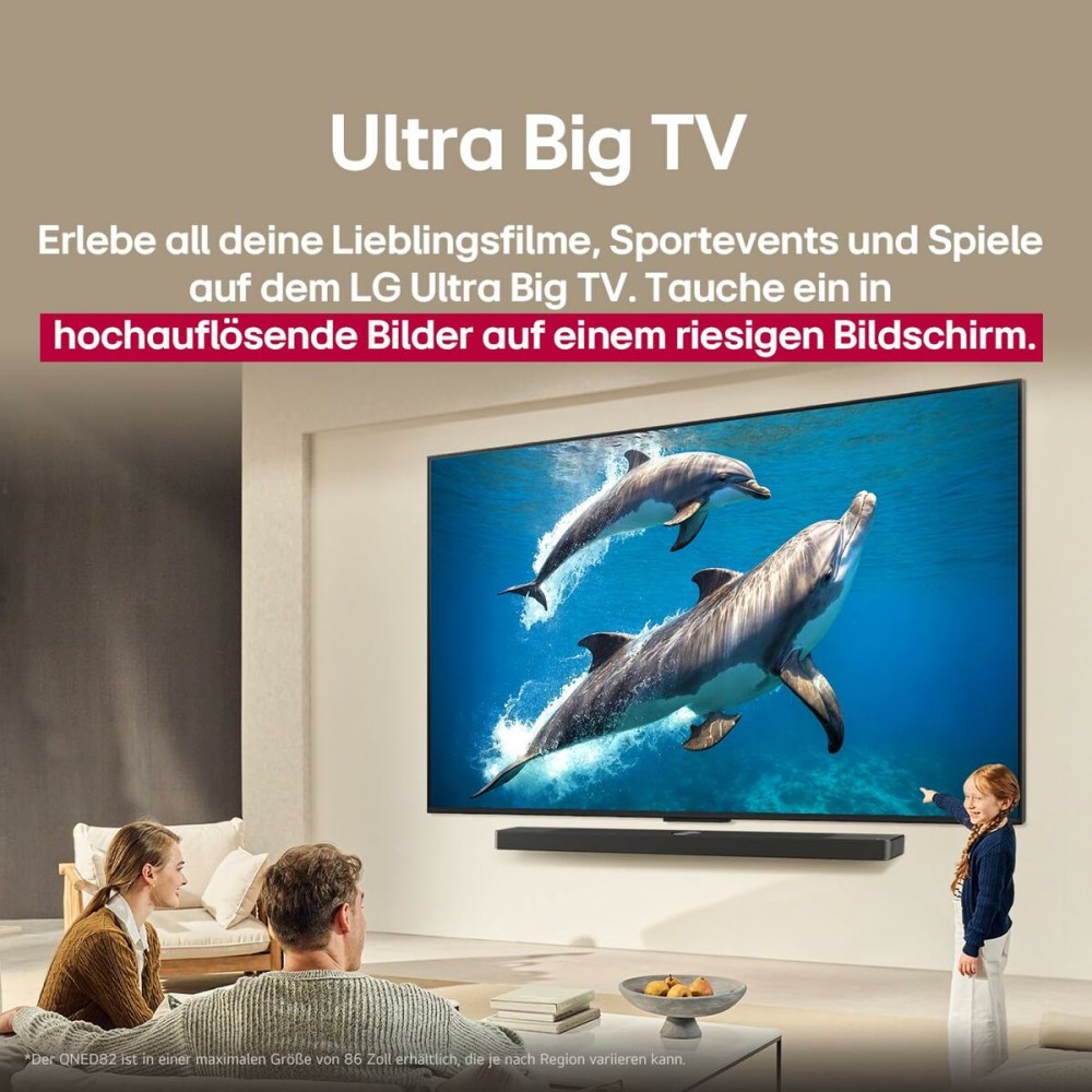 Smart TV LG 43QNED82A6B.AEU 4K Ultra HD 43" LED HDR Edge-LED QNED