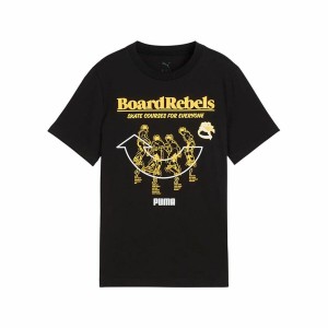 Kurzarm-T-Shirt für Kinder Puma Graphic Tee Schwarz