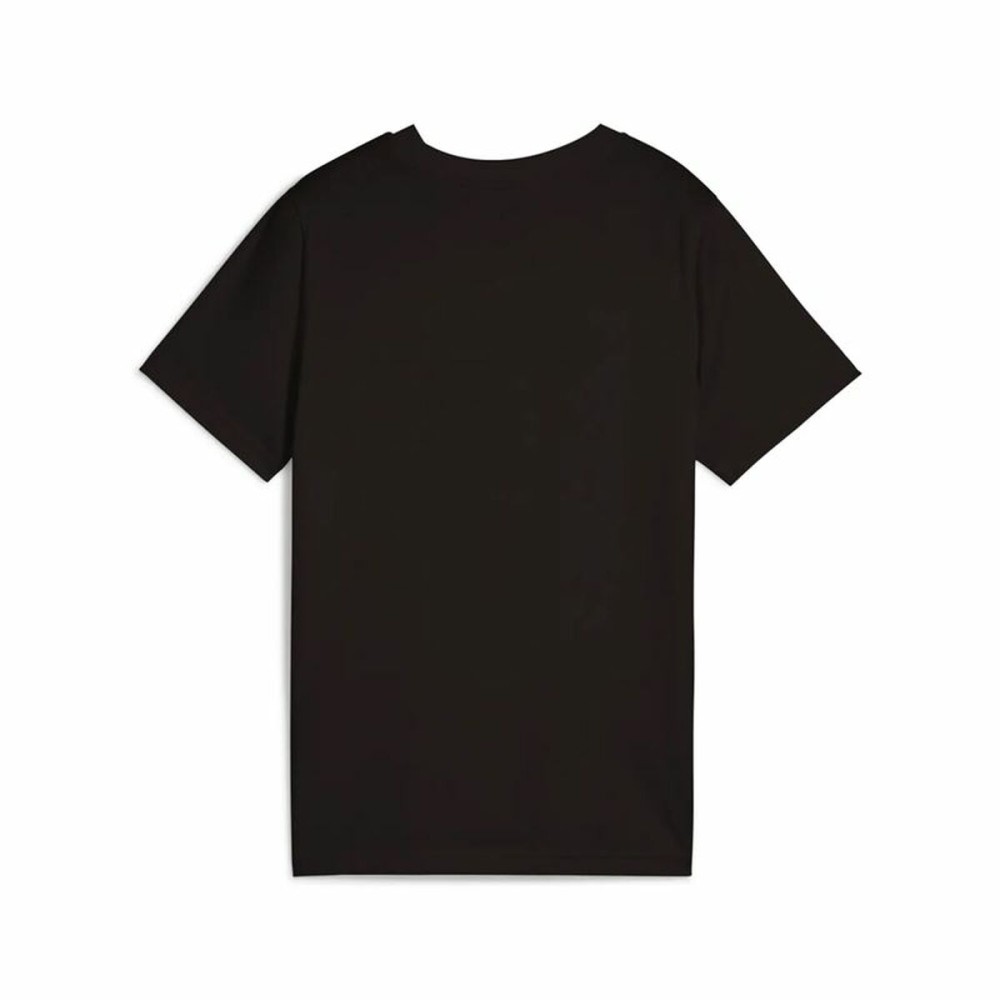 Child's Short Sleeve T-Shirt Puma Graphics Black