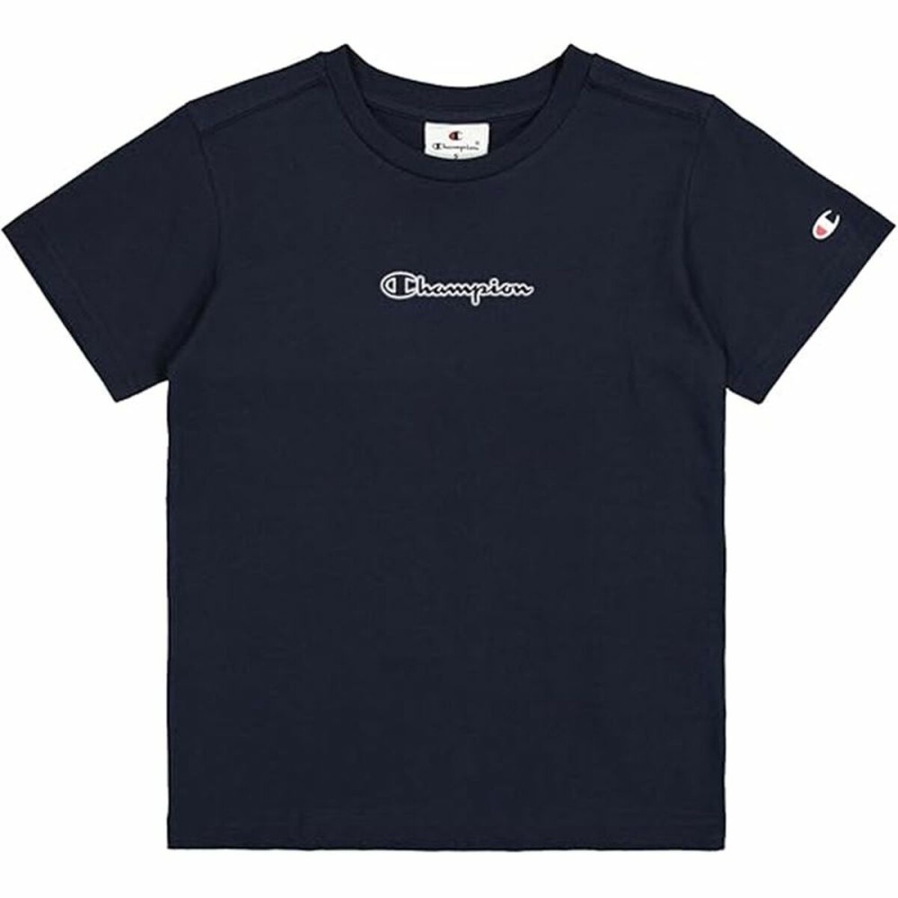 Kurzarm-T-Shirt für Kinder Champion Champion SS Marineblau