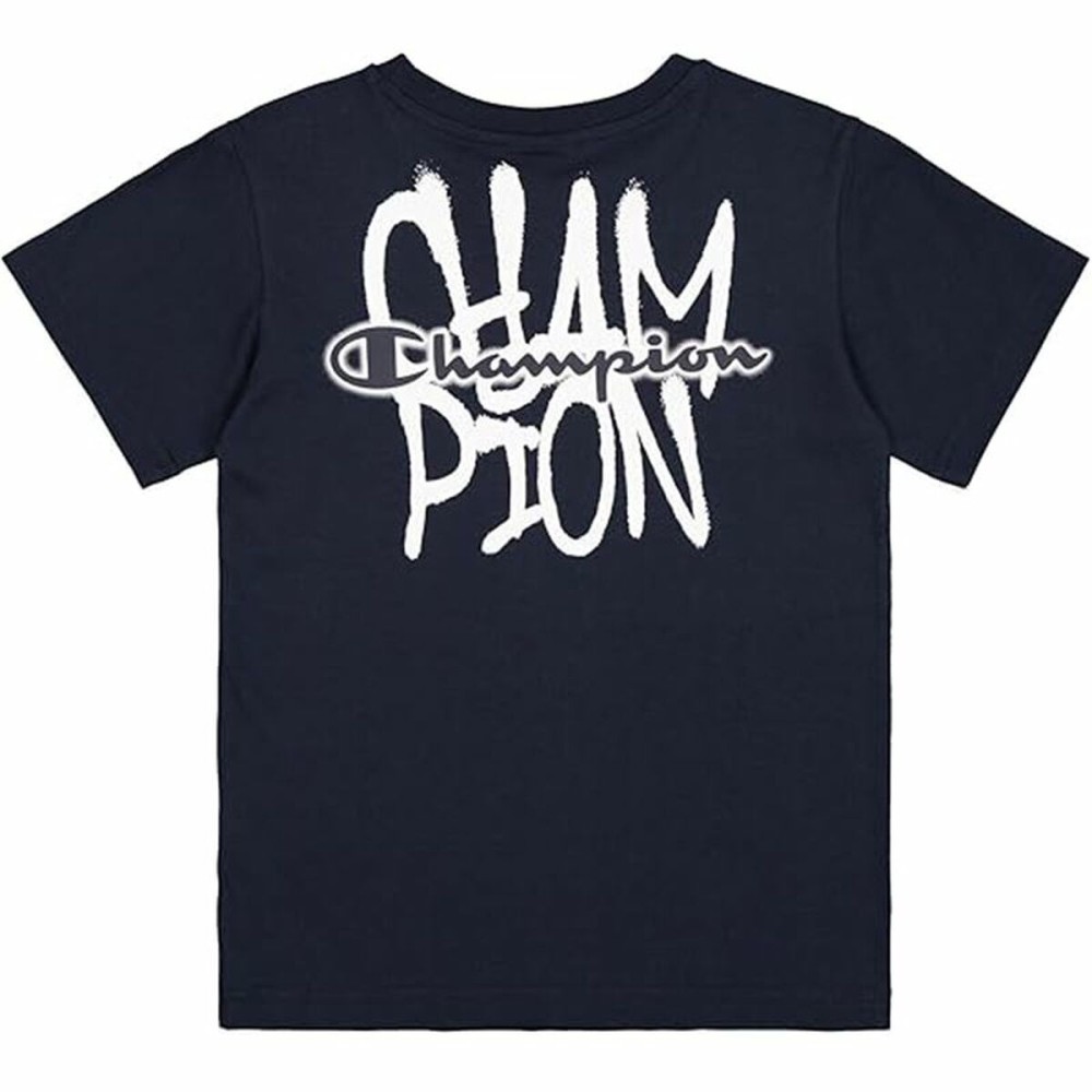 Kurzarm-T-Shirt für Kinder Champion Champion SS Marineblau