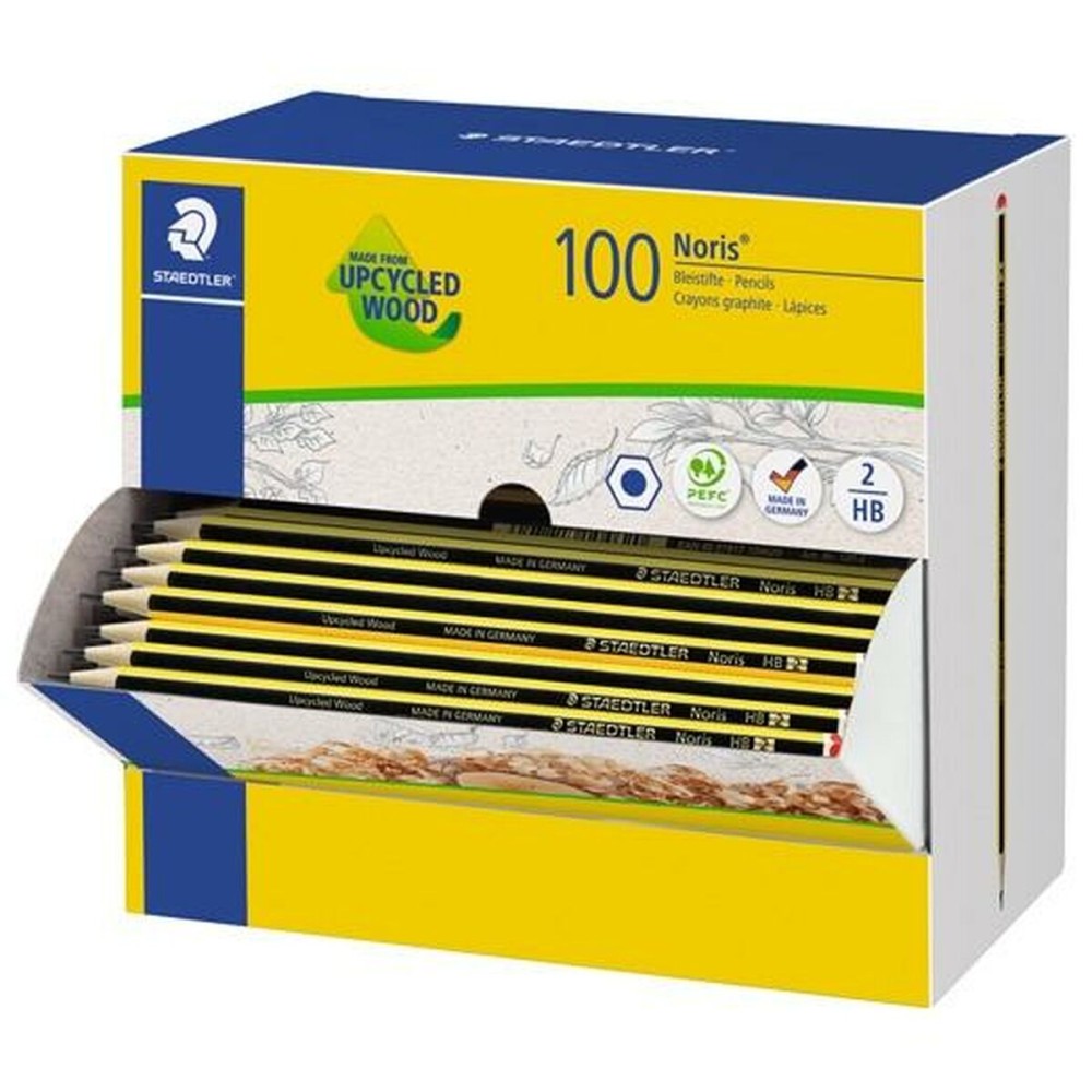 Bleistifte Set Staedtler NORIS 120-2 HB Sechseckig HB 100 Stücke (12 Stück)