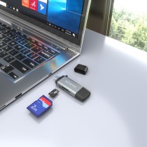 Card Reader Aisens ASCR-2AC11-GR Grey