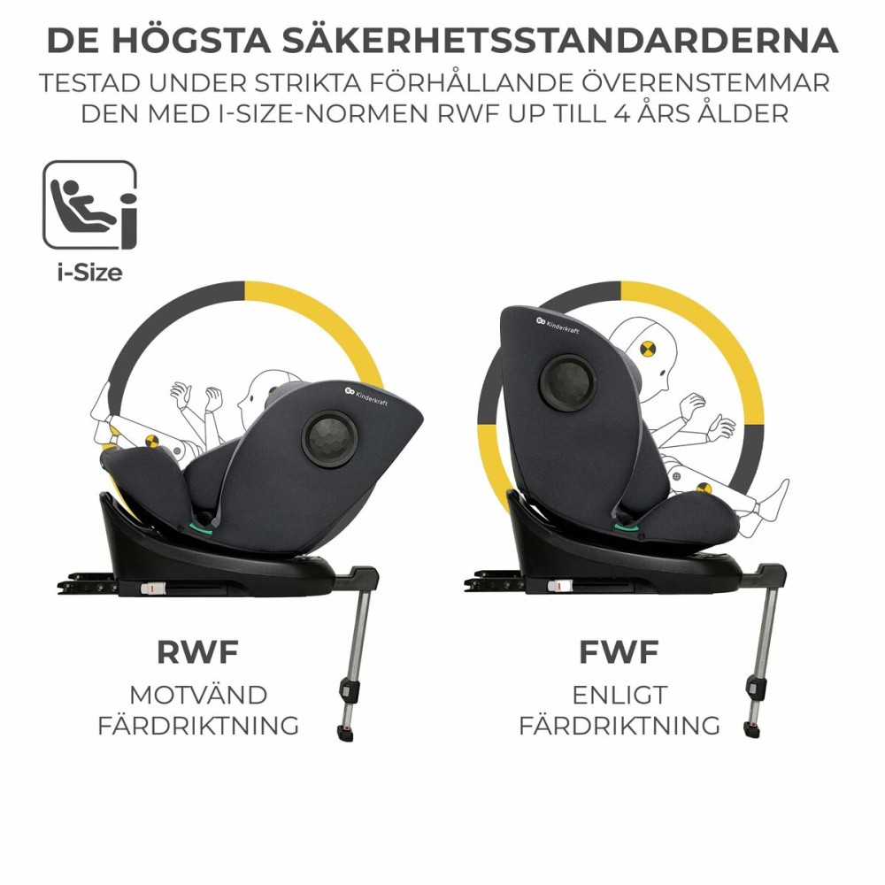Siège de Voiture Kinderkraft KCI36000GRY0000 Gris