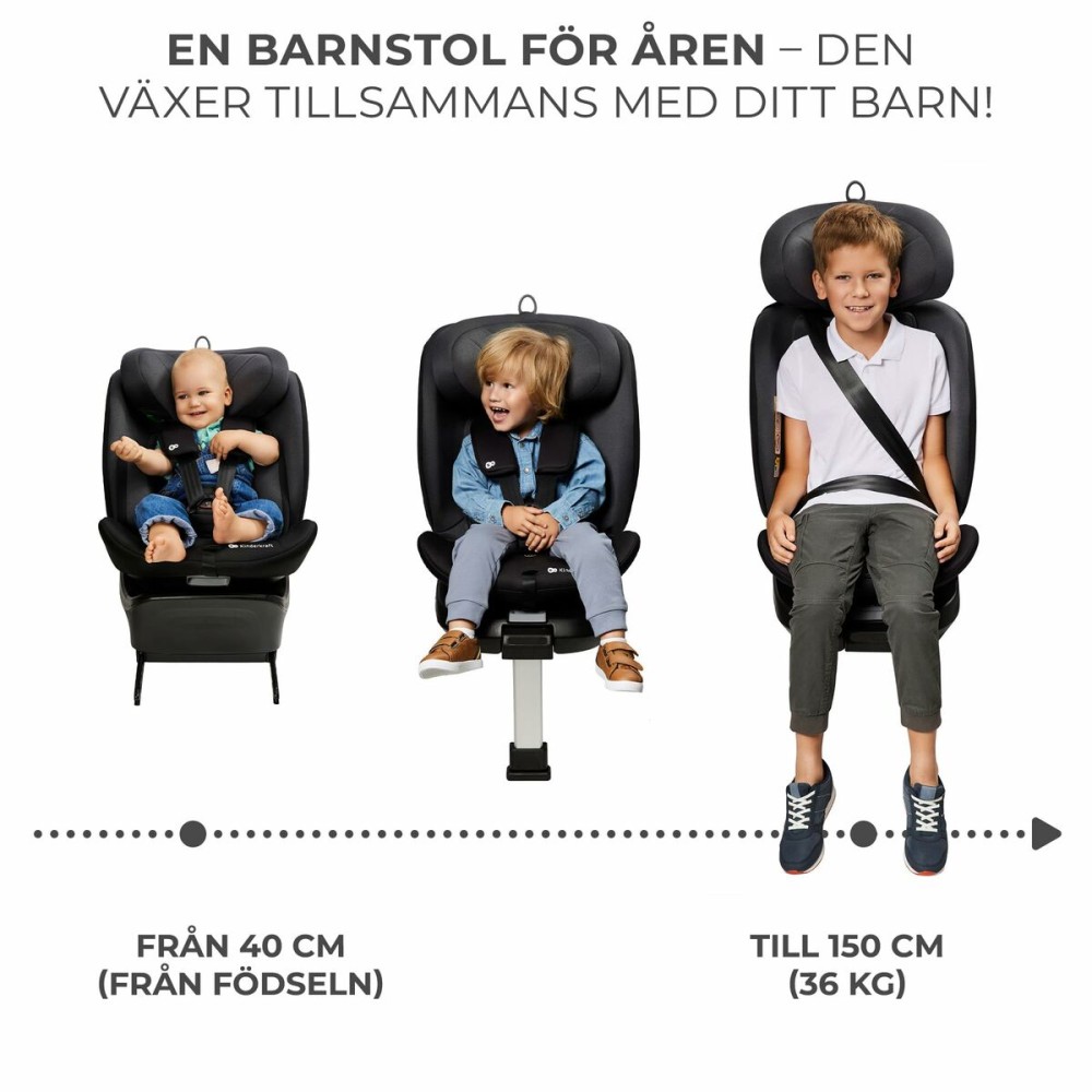 Autositz Kinderkraft KCI36000GRY0000 Grau