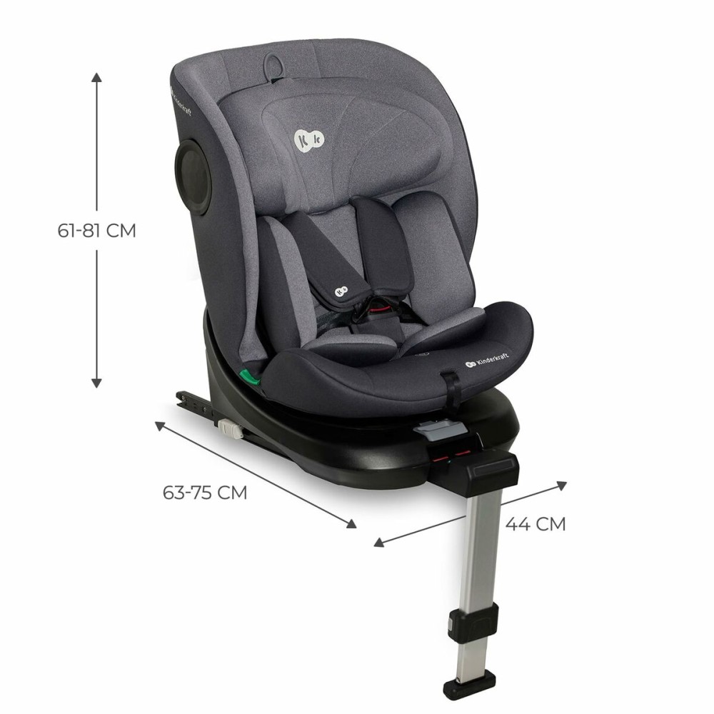 Siège de Voiture Kinderkraft KCI36000GRY0000 Gris