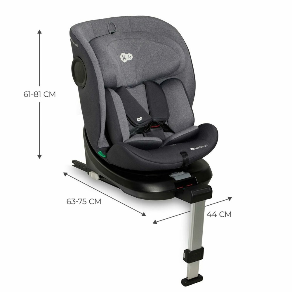Siège de Voiture Kinderkraft KCI36000GRY0000 Gris