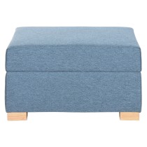 Repose-pied Home ESPRIT Bleu Urbaine 70 X 50 X 40 CM