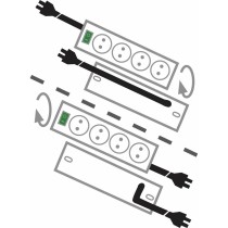 Rallonge 10 Tomas Schuko Brennenstuhl Primera-Line 3600 W (2 m)