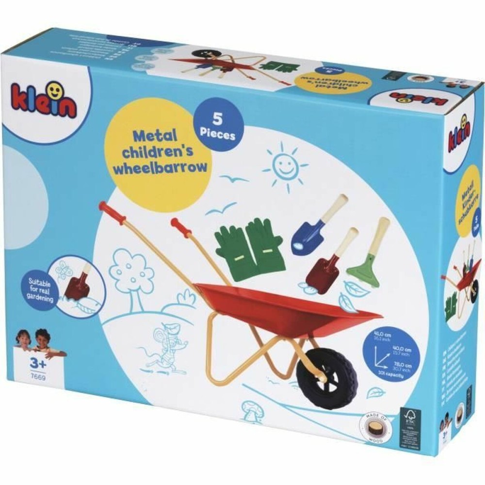 Set of tools for children Klein Multicolour Garden 6 Pieces