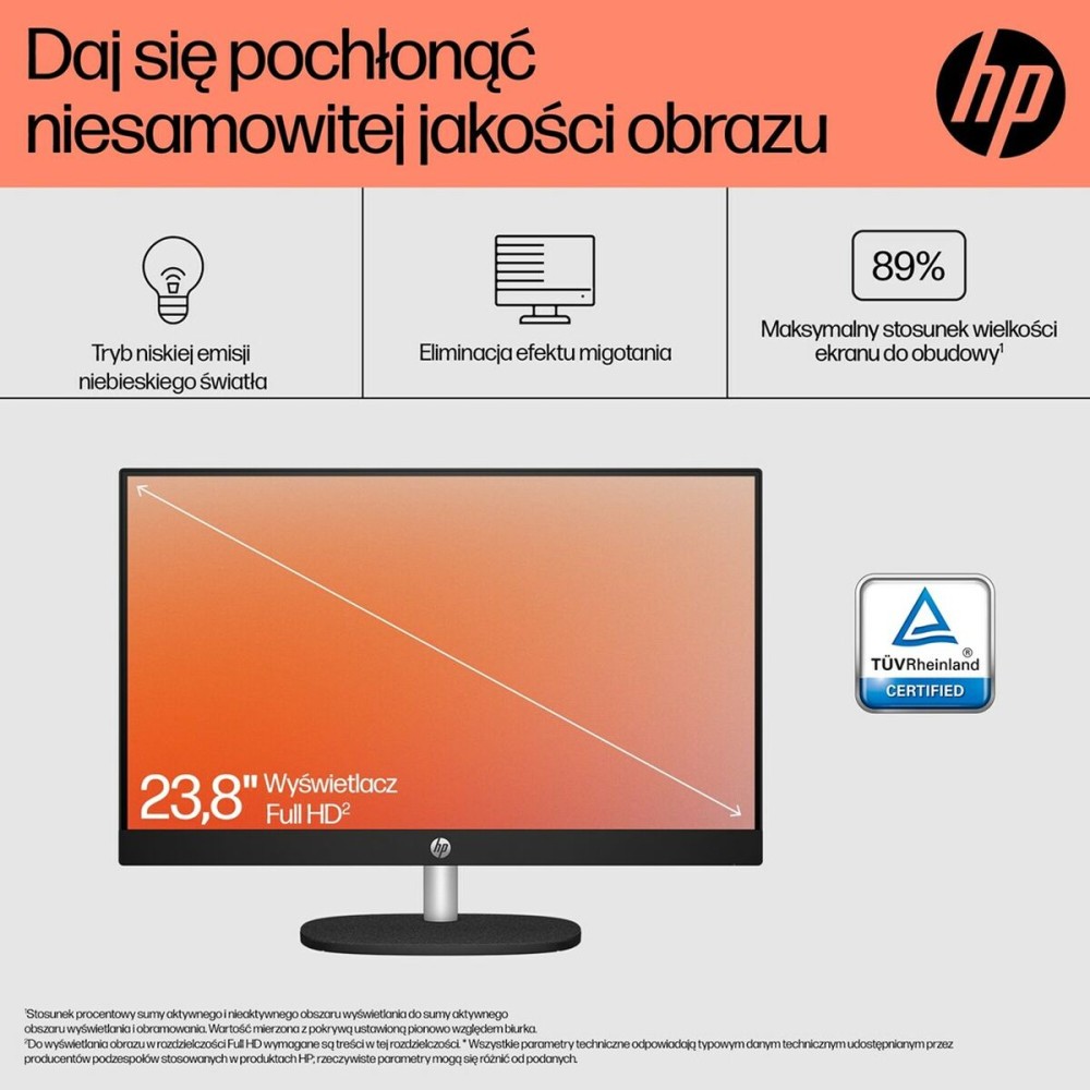 Alles-In-Einem HP 9U2J8EA 23,8" AMD Ryzen 5 7520U 16 GB RAM 512 GB SSD