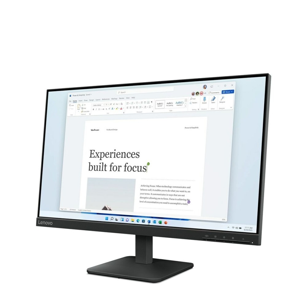 Monitor Lenovo 68C2KAC1EU Full HD 23,8"