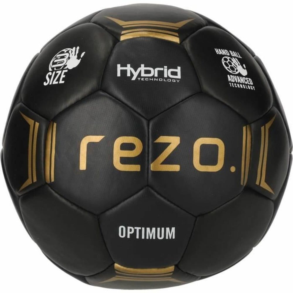 Ball for Handball Optimum Black Golden (Size 3)