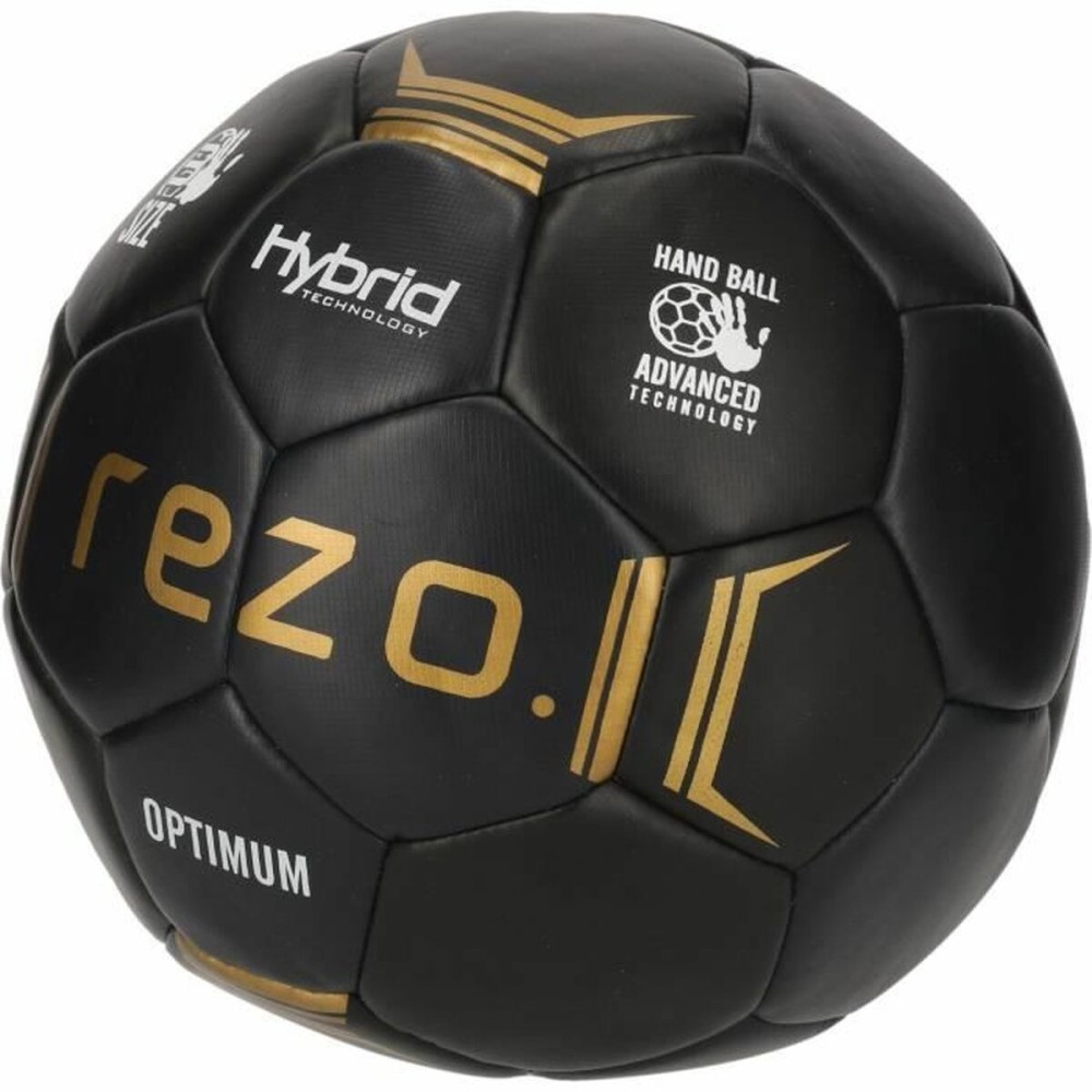 Ball for Handball Optimum Black Golden (Size 3)