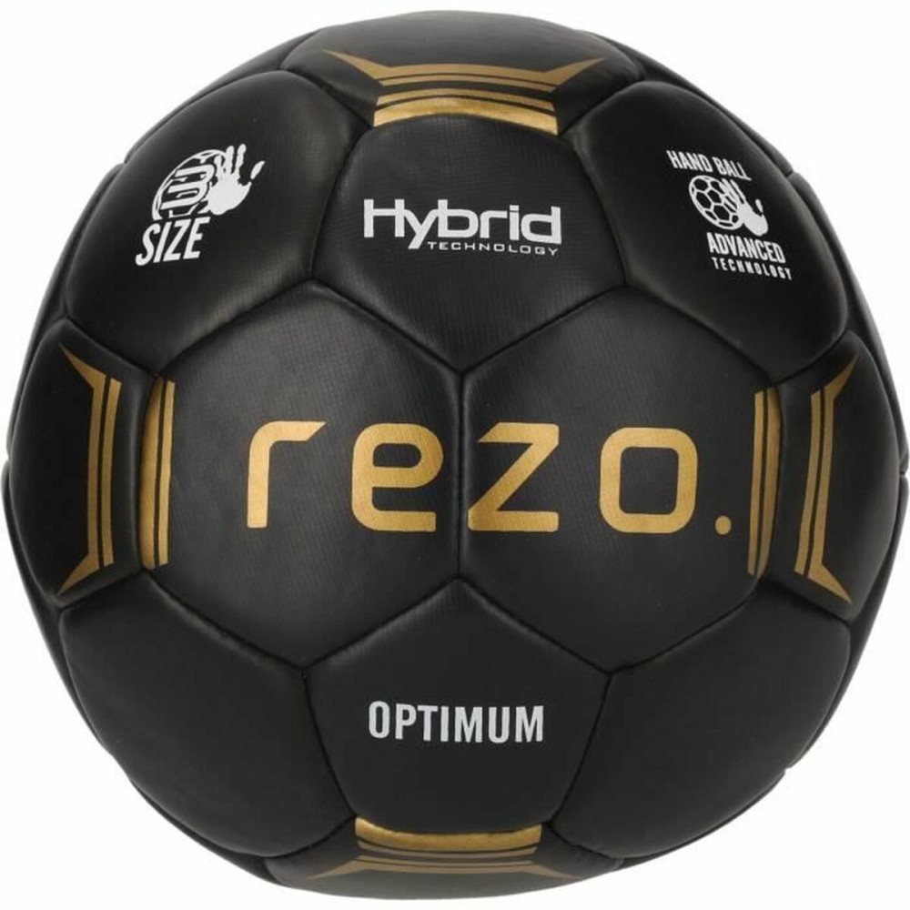 Ball for Handball Optimum Black Golden (Size 2)