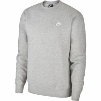 Men’s Sweatshirt without Hood Nike Sportswear Club Fleece Grey Light grey XL