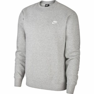 Men’s Sweatshirt without Hood Nike Sportswear Club Fleece Grey Light grey XL