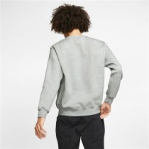 Men’s Sweatshirt without Hood Nike Sportswear Club Fleece Grey Light grey XL