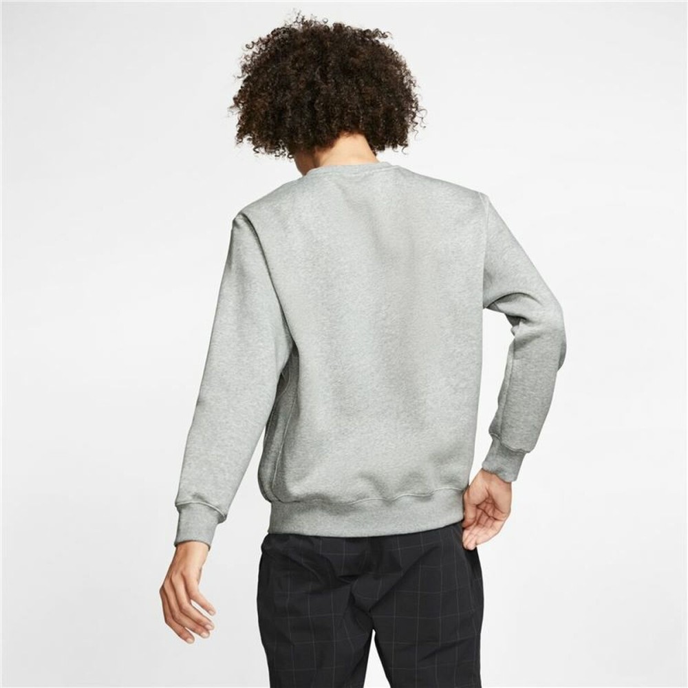 Men’s Sweatshirt without Hood Nike Sportswear Club Fleece Grey Light grey XL