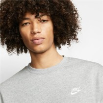 Men’s Sweatshirt without Hood Nike Sportswear Club Fleece Grey Light grey XL
