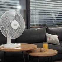 Table Fan Black & Decker ES9440030B White Black 40 W
