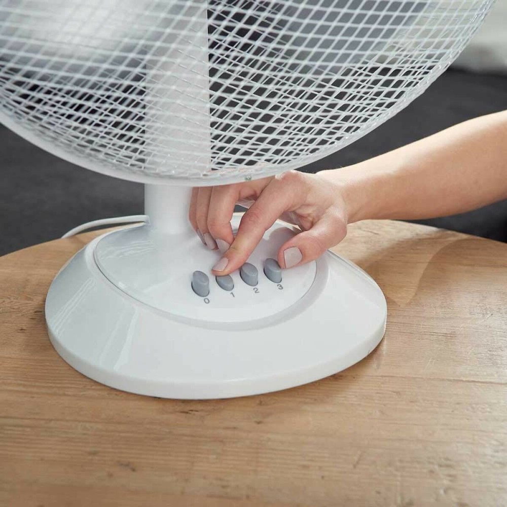 Table Fan Black & Decker ES9440030B White Black 40 W