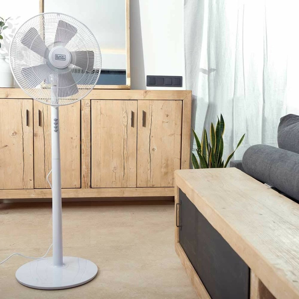 Freestanding Fan Black & Decker ES9440020B White 60 W