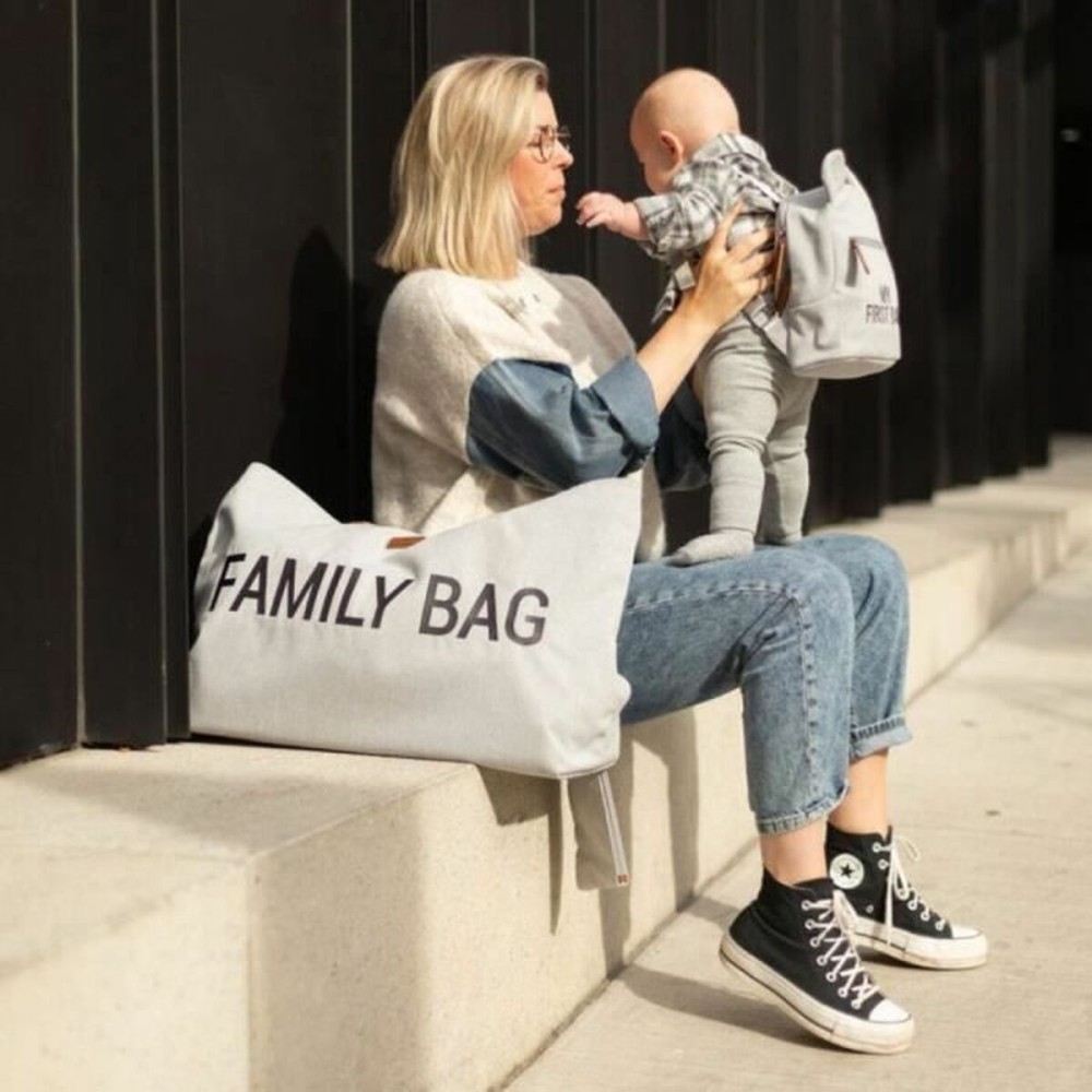 Wickeltasche Childhome Family Bag Grau