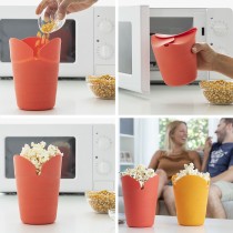 Collapsible Silicone Popcorn Poppers Popbox InnovaGoods (Pack of 2)