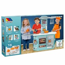 Spielküche Cook Moltó 18151 100 x 97 x 31 cm Blau Klappbar (100 x 97 x 31 cm)