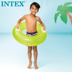 Aufblasbarer Donut-Schwimmhilfe Intex 76 x 15 x 76 cm (24 Stück)