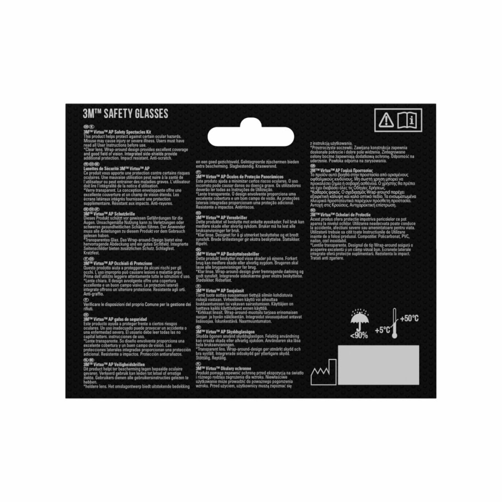 Protective Glasses 3M Colourless Plastic