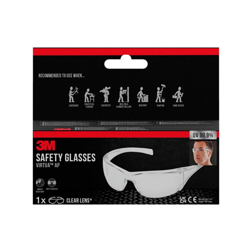 Lunettes de Protection 3M Incolore Plastique