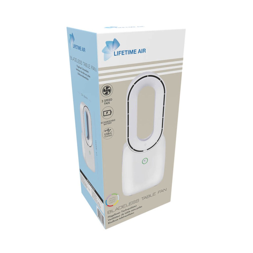 Table Fan Lifetime White 5 W
