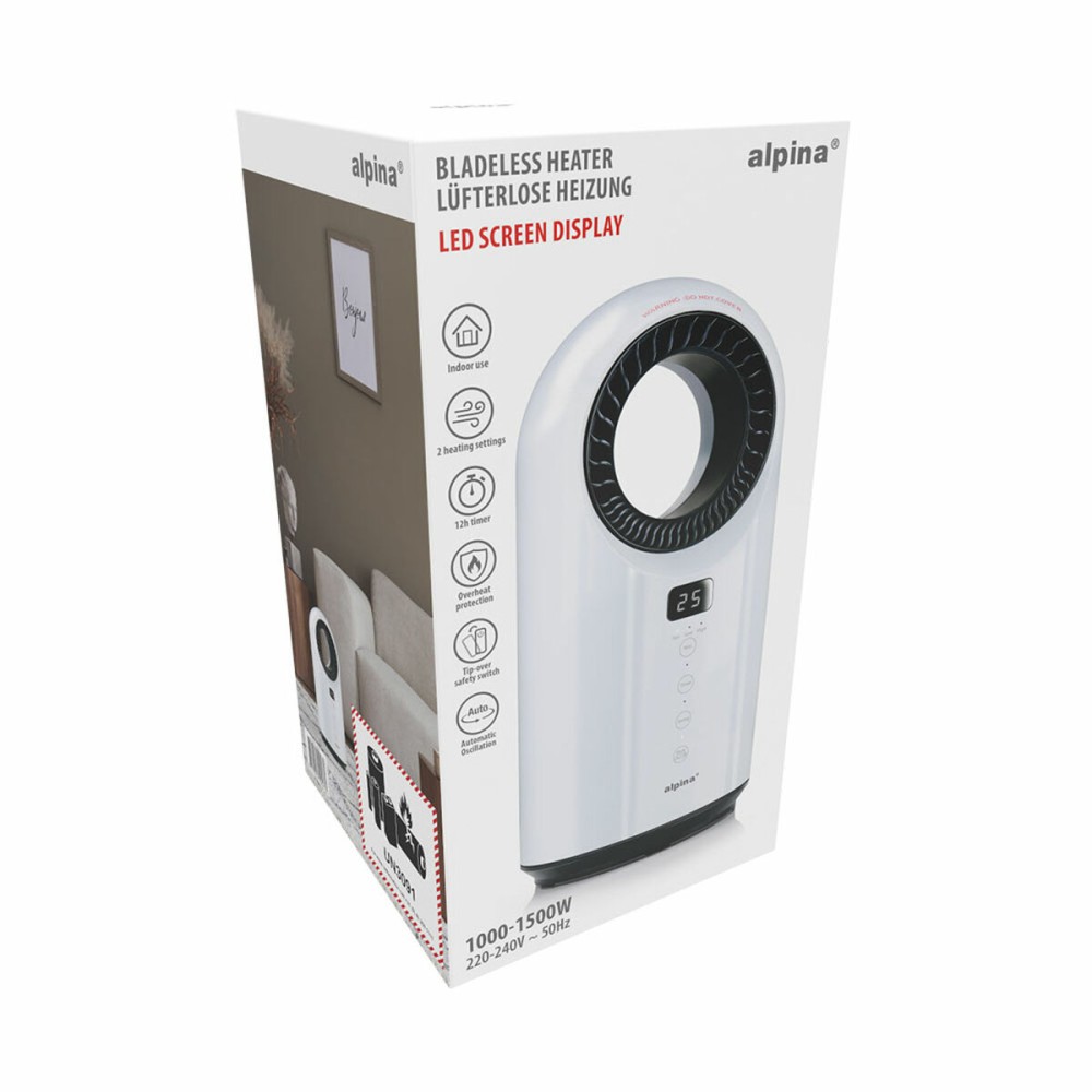 Portable Fan Heater Alpina 1000 - 1500 W