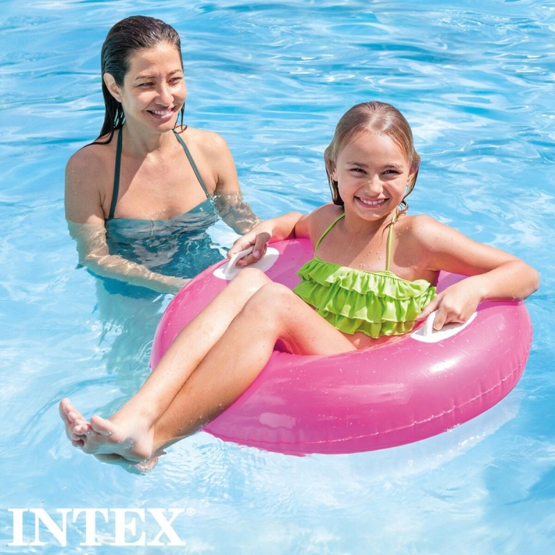 Aufblasbarer Donut-Schwimmhilfe Intex 76 x 15 x 76 cm (24 Stück)