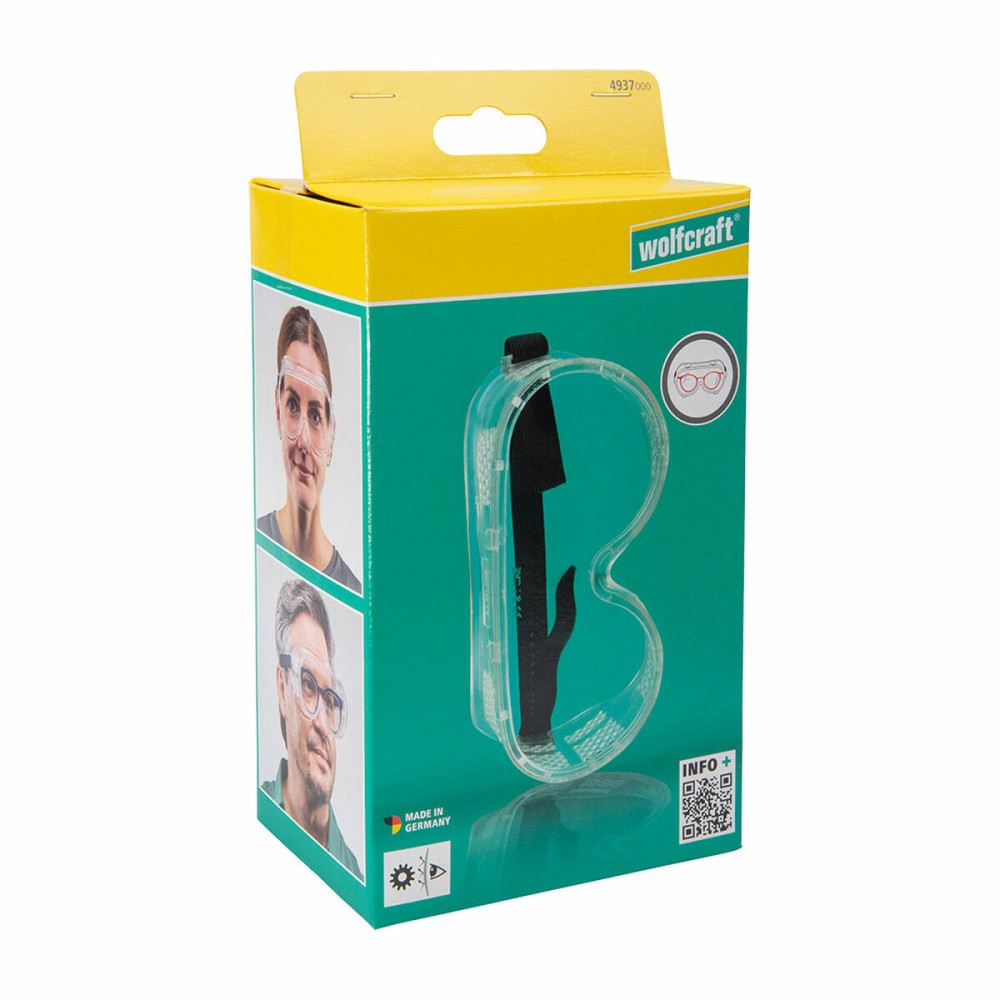 Protective Glasses Wolfcraft 4937000 Plastic Transparent